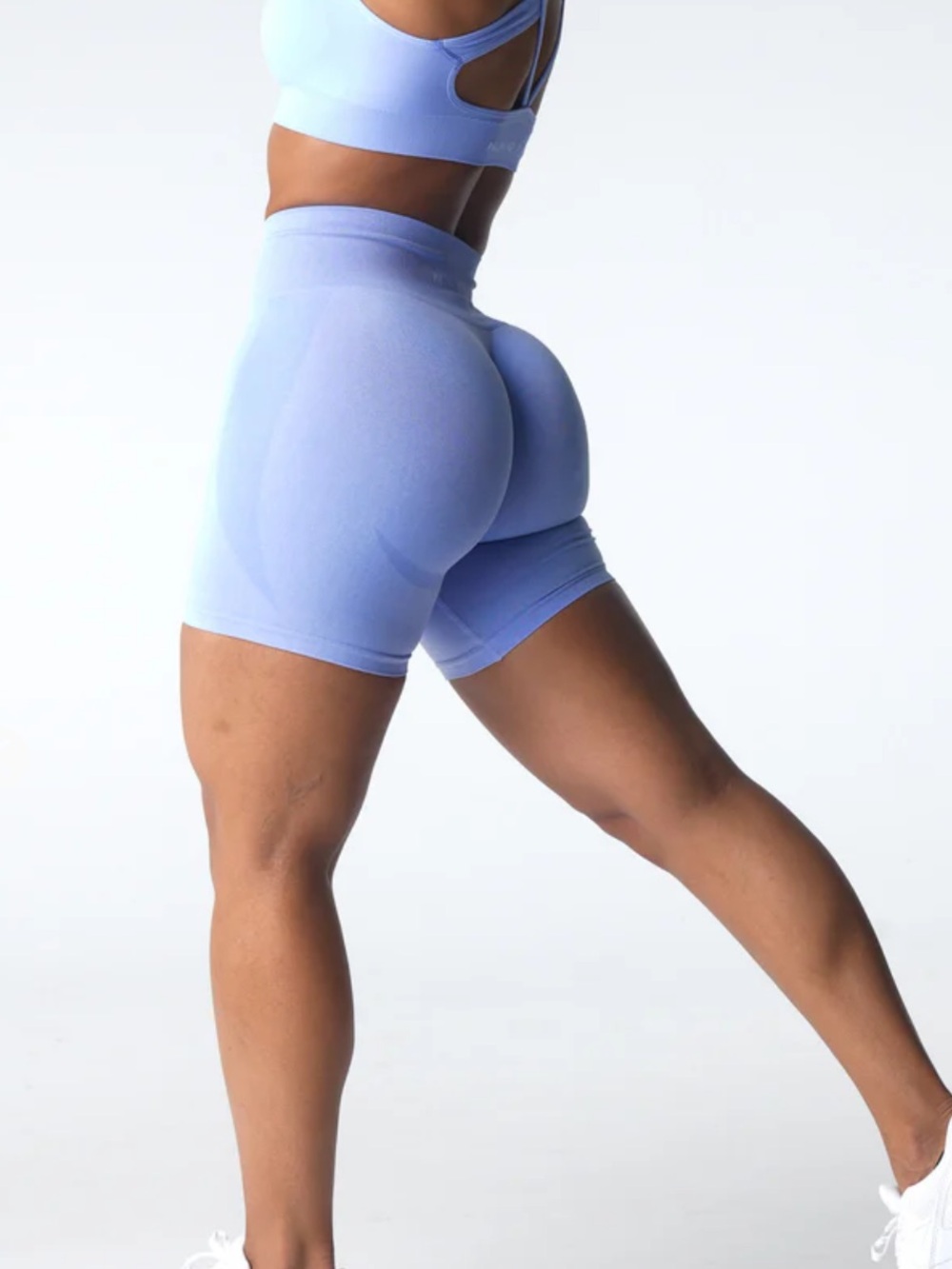 Periwinkle Contour Seamless Shorts S